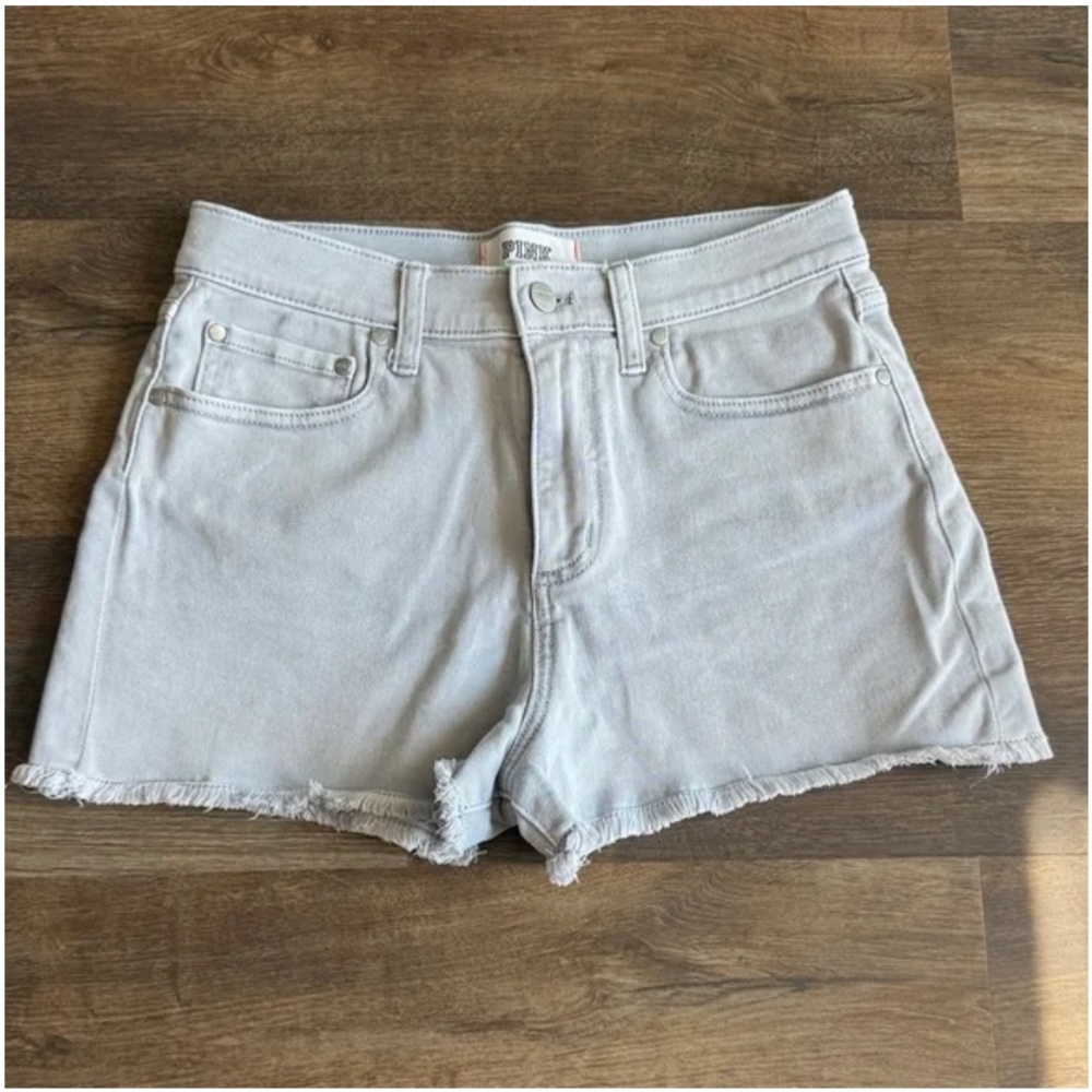 Pink Victorias Secret Jean Shorts
